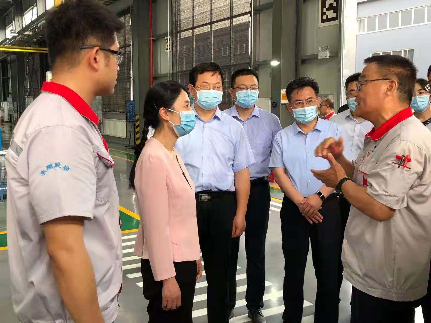 省委常委、組織部部長陳安麗蒞臨我司調研企業(yè)黨建及運行情況